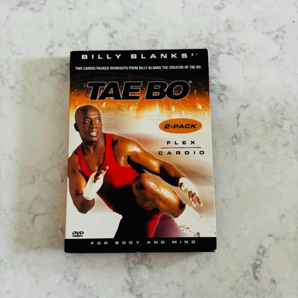 Billy Blanks' Tae Bo 2-Pack: Flex & Cardio Workout DVDs | Total Body Fitness - Picture 4 of 4